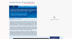 Desktop Screenshot of familydentalhealthplans.com