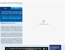 Tablet Screenshot of familydentalhealthplans.com